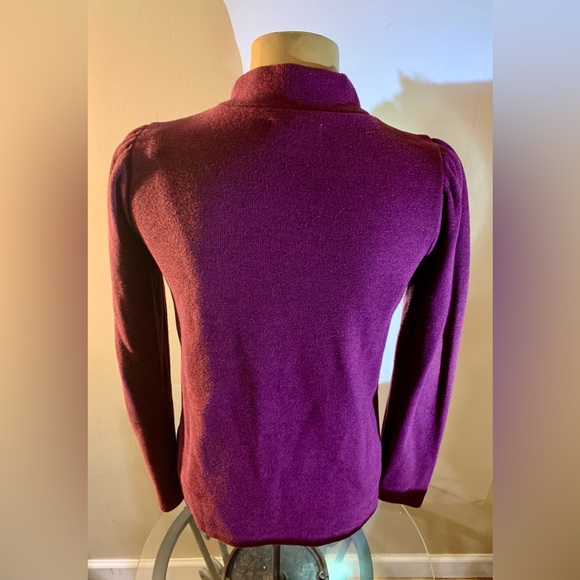 Madewell (Re)sourced Red Mock Neck Top size small - Picture 4 of 11